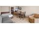Combined living and dining space with sofa and chairs at 1501 S Ocean Blvd. # 938, Myrtle Beach, SC 29577
