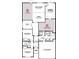 Main floor plan featuring 3 bedrooms, 2 baths & a 2 car garage at Tbd3 Kapalua Loop, Little River, SC 29566