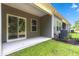 Private patio with sliding glass doors, perfect for outdoor relaxation at 301 Sandridgebury Dr. # 68, Little River, SC 29566
