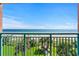 Balcony view of the ocean and beach from condo at 2207 S Ocean Blvd. # 701, Myrtle Beach, SC 29577