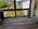 Screened porch overlooking backyard and pond at 12727 Ocean Highway, Pawleys Island, SC 29585