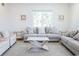 Living area with gray sofas, a coffee table, and natural light at 116 Tidal Creek Dr., Murrells Inlet, SC 29576