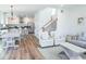 Open floor plan with modern kitchen and living area at 116 Tidal Creek Dr., Murrells Inlet, SC 29576