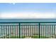 Oceanfront view from balcony with beach and people visible at 2207 S Ocean Blvd. # 1101, Myrtle Beach, SC 29577