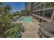 Relaxing pool area with lounge chairs and a tiki bar at 2207 S Ocean Blvd. # 1101, Myrtle Beach, SC 29577