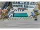 Overhead view of the community pool and beach access at 920 N Waccamaw Dr. # 2106, Garden City Beach, SC 29576