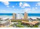 Aerial view of resort with parking and oceanfront location at 9550 Shore Dr. # 224, Myrtle Beach, SC 29572