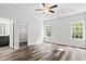 Spacious bedroom with vinyl plank flooring and walk-in closet at 137 Six Mile Creek Dr., Georgetown, SC 29440