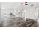 Open concept kitchen with island, granite countertops, and stainless steel appliances at 137 Six Mile Creek Dr., Georgetown, SC 29440