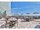 Relaxing oceanfront deck with ample seating for guests at 2311 S Ocean Blvd. # 341, Myrtle Beach, SC 29577
