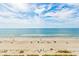 Aerial view of beach with ocean and blue sky at 2207 S Ocean Blvd. # 915, Myrtle Beach, SC 29577