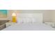 Bedroom with white bed, white headboard and nightstands at 2207 S Ocean Blvd. # 1105, Myrtle Beach, SC 29577