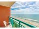 Relaxing ocean view from a private balcony at 2207 S Ocean Blvd. # 1105, Myrtle Beach, SC 29577