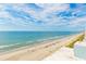 Aerial view of beach, ocean, and pier at 2207 S Ocean Blvd. # 1401, Myrtle Beach, SC 29577