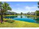Community pond view with lush landscaping and townhouses at 775 Plantation Dr. # 88, Little River, SC 29566