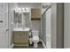 Clean bathroom with shower/tub combo, vanity, and toilet at 4874 Luster Leaf Circle # 304, Myrtle Beach, SC 29577