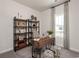 Home office with built-in shelving and a workspace at 4133 Bayhill St., Myrtle Beach, SC 29579