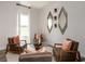 Cozy sitting area furnished with comfortable armchairs at 4133 Bayhill St., Myrtle Beach, SC 29579