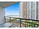 Oceanfront balcony showcasing beach and resort views at 1501 S Ocean Blvd. # 646, Myrtle Beach, SC 29577