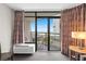 Balcony with ocean view and seating for two at 1501 S Ocean Blvd. # 646, Myrtle Beach, SC 29577