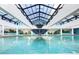 Indoor pool with elegant fountain feature at 1501 S Ocean Blvd. # 646, Myrtle Beach, SC 29577