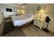 Comfortable bedroom with a king-size bed and plenty of storage at 5308 N Ocean Blvd. # 1804, Myrtle Beach, SC 29577