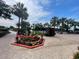 Lush tropical landscaping surrounds this beautiful courtyard at 5308 N Ocean Blvd. # 1804, Myrtle Beach, SC 29577