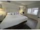 Main bedroom with king-size bed and ocean view at 5308 N Ocean Blvd. # 1804, Myrtle Beach, SC 29577