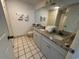 Clean bathroom with double vanity and granite countertop at 5308 N Ocean Blvd. # 1804, Myrtle Beach, SC 29577