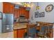 Kitchen with granite countertops and wooden cabinetry at 5208 Nightingale Dr., Myrtle Beach, SC 29577