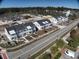 Aerial view of a new townhome community with ample green space at 821 Rebecca Ln. # 6D, Myrtle Beach, SC 29577