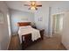 Bedroom with double bed, ceiling fan and window at 5226 Highway 17 Business, Murrells Inlet, SC 29576