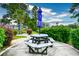 Relaxing community picnic area with shaded tables and seating at 4789 Wild Iris Dr. # 203, Myrtle Beach, SC 29577