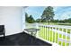 Private balcony overlooking a golf course at 4789 Wild Iris Dr. # 203, Myrtle Beach, SC 29577