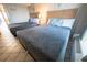Bedroom with two double beds and tiled floor at 1501 S Ocean Blvd. # 1540, Myrtle Beach, SC 29577