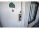 White exterior door with keyless entry and room number 1540 at 1501 S Ocean Blvd. # 1540, Myrtle Beach, SC 29577