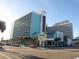 Landmark Resort: Oceanfront hotel with parking and palm trees at 1501 S Ocean Blvd. # 1540, Myrtle Beach, SC 29577
