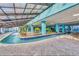 Indoor lazy river pool with landscaping at 1501 S Ocean Blvd. # 1540, Myrtle Beach, SC 29577