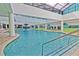 Large indoor pool with fountain feature at 1501 S Ocean Blvd. # 1540, Myrtle Beach, SC 29577