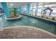Indoor lazy river style pool with a relaxing atmosphere at 1501 S Ocean Blvd. # 1540, Myrtle Beach, SC 29577
