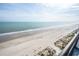 Stunning panoramic ocean view from a high-floor balcony at 1501 S Ocean Blvd. # 1540, Myrtle Beach, SC 29577