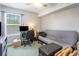 Versatile bedroom with a futon and home office setup at 8725 Chandler Dr. # F, Surfside Beach, SC 29575