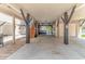 Covered parking area with stairs leading to the upper level at 6001- Mh12B S Kings Hwy., Myrtle Beach, SC 29575