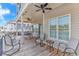 Outdoor patio with table and chairs, perfect for entertaining at 6001- Mh12B S Kings Hwy., Myrtle Beach, SC 29575