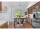 Eat-in kitchen with access to the backyard patio at 1433 Beaumont Way, Myrtle Beach, SC 29577