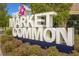 The Market Common sign with hibiscus flower detail at 1433 Beaumont Way, Myrtle Beach, SC 29577