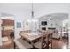Open dining room with a view of the kitchen and living room at 1433 Beaumont Way, Myrtle Beach, SC 29577