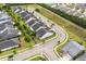 Aerial view of homes and neighborhood layout at 1433 Beaumont Way, Myrtle Beach, SC 29577