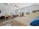 Spacious bedroom with craft area, window seat and dresser at 1433 Beaumont Way, Myrtle Beach, SC 29577