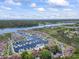 Stunning aerial view of a waterfront community with a marina at 4396 Baldwin Ave. # 109, Little River, SC 29566